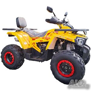 ATV 200 кубика Бензиново Shark Yellow с LED дисплей