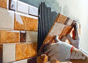 Полагане на фаянс, теракот, гранитогрес