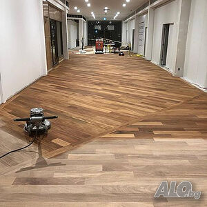 Циклене на паркет и нанасяне на масло