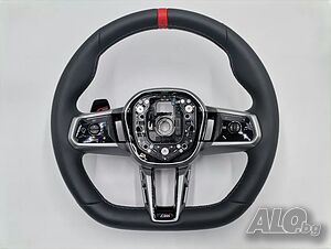 M Спортен волан Red BMW 5 G60 G61 7 G70 X3 G45 Пера Boost M Power