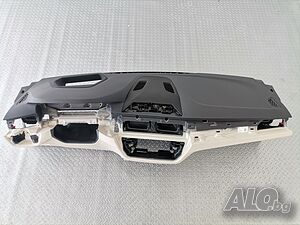 Ново Табло BMW 5 G30 G31 Lci HUD Слонова кост гума