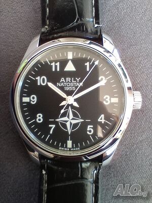 Швейцарски часовник ARLY Natostar от 1955 г. Нов