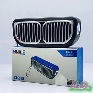 Bluetooth BMW соларна колонка с фенер TK+1 USB колона фм радио тонколона