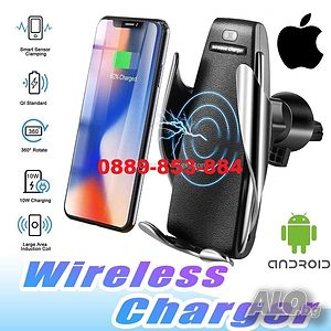 Premium автоматична qi безжична стойка поставка за телефон кола iphone
