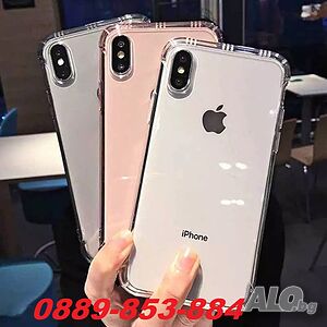 Тънък Силиконов Прозрачен Кейс за iPhone 12 Pro Max Mini 11 X XS 7 8 6 6S XR PLUS