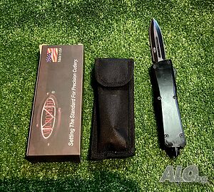 -30% ТОП Автоматичен Американси Нож с калъф USA MICROTECH ножка