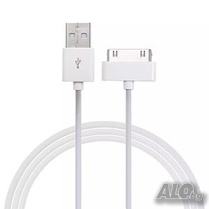 Кабел за iPhone 2 3G 3GS 4 4S iPad 1 2 3 iPod зарядно 2G USB