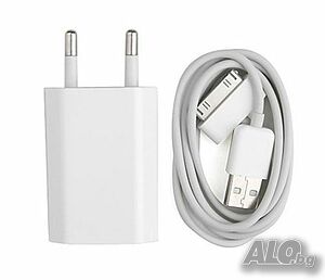 Кабел Зарядно Адаптер Захранване за iPhone Ipod ipad 2g 3g 3gs 4 4s