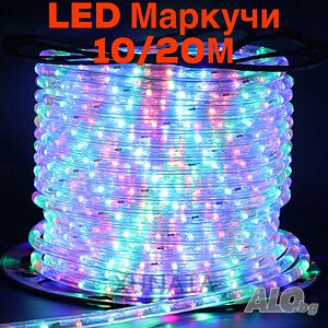 10 метра RGB LED Водоустойчив Маркуч Лента маркучи за коледа украса