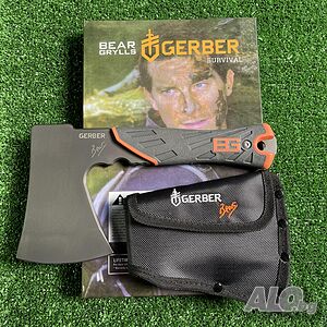 ТОП Брадва Bear grylls survival hatchet с калъф Gerber инструмент