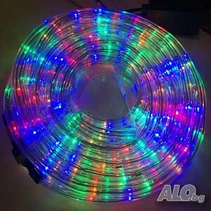 Светещ RGB LED маркуч / лента SMD - 10 метра за украса осветление