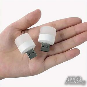 LED лампа с USB захранване, 5V, 1W, съвместими с лаптоп, зарядно за телефон, зарядно за кола и др