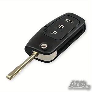 Кутия за ключ FORD с 3 бутона и острие FO21 за Mondeo, Fiesta, Focus, Transit, Connect, KA и др​​