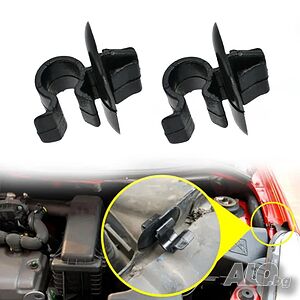 2 броя скоба за фиксиране на щеката на капака Peugeot,Citroen, Renault, ​ NISSAN, OPEL и др.