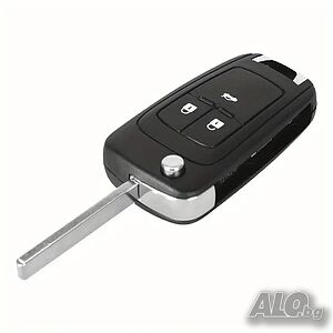 Кутийка за ключ с 3 бутона за OPEL/Vauxhall Astra, Zafira, Insignia, заготовка/острие за ключ HU46