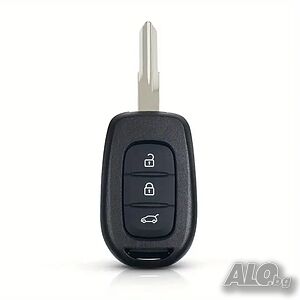 Кутийка за ключ с острие VAC102, с 3 бутона за Renault/Dacia: Clio/Kangoo/Master/Modus/Trafic/Twingo