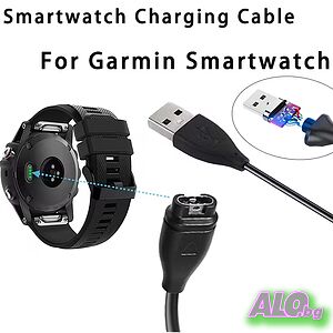 Зарядно устройство за Garmin Fenix 7, 6, 5, Vivoactive 34 Venu 2, 2S, SQ, Venu 3, 3S и 2Plus