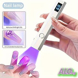 Ултравиолетов фенер, UV 365nm, цифров дисплей, 2х авт. изключване, TYPE C