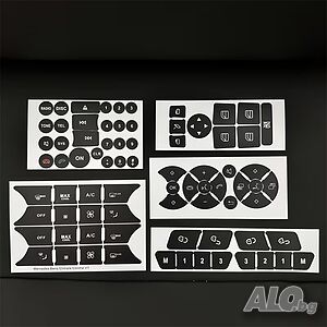 Стикери за бутоните Mercedes W204 S204 C204 R172 W218 W212 C207 A207 R231 W176 W246 X204