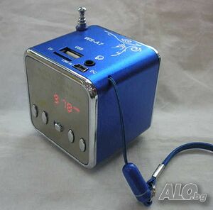 USB мини говорител, МР3,FM, USB, micro SD с цветомузика