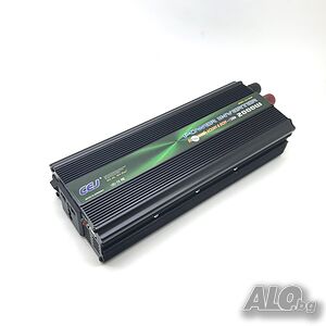 Висококачeствен инвертор за автомобил CEJ 12V-220V, 2000W + ПОДАРЪК
