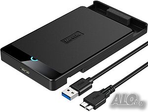 Кутия за 2.5 ”SATA SSD, HDD, USB 3.0 към SATA адаптер