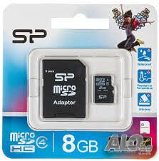 Silicon Power memory card MicroSD Class 10 - 8 GB