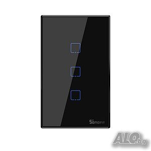 SONOFF T3US3C-ТХ Wifi Смарт превключвател за осветление - 3 позиции