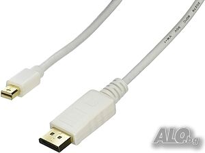 Monoprice Mini DisplayPort към DisplayPort кабел, Full HD 1080p, 4K UltraHD, 3 метра