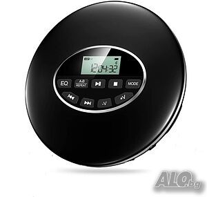 Bluetooth CD плейър с LCD дисплей,  micro SD карта, AUX кабел, CD-R/CD-RM/MP3/CD-DA/MPS/WMA ​