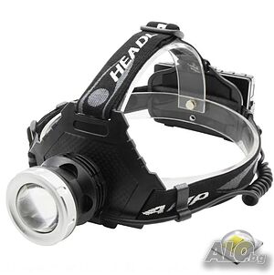 Ултра Мощен Челник с четворен LED диод - XHP50.2 и USB зареждане