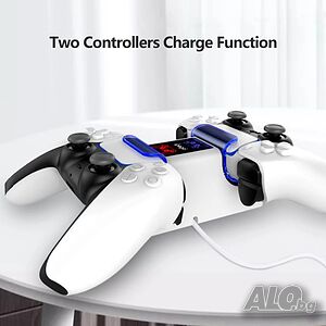 Зарядно за 2 джойстика PS5, iPega Dual Charger P5003