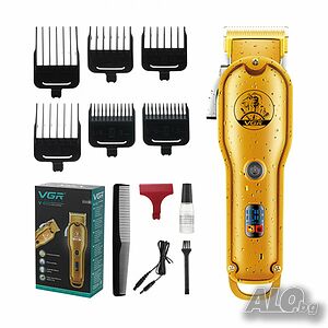 Професионална машинка за подстригване VGR V-650, акумулатор, USB зареждане