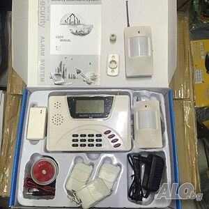 IP-AP022 - GSM аларма с 2.6” LCD дисплей, клавиатура, 2 обемни датчика, 1 МУК и 3 дистанционни