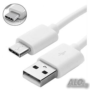 USB към USB Type C кабел за зареждане и прехвърляне на данни - 130 см