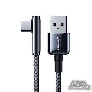 Ugreen kutni USB - USB Type C кабел 5 A Quick Charge 3.0 AFC FCP - 2 метра