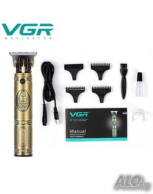Maшинка за подстригване и оформяне на бради VGR V-085, USB зареждане