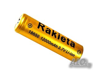Акумулаторна батерия Li Ion 18650 - 3,7 V, Rakieta