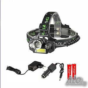 Челник X-BALOG BL-T44 с 1 брой XM-L2 T6, 2 броя Q5 и COB LED диоди, ZOOM