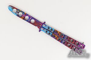 Нож Пеперуда - тренировъчна пеперуда N650 - training butterfly