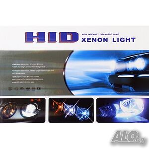 55W H4 6000K БИ-КСЕНОН система / XENON KIT SLIM ( тънък баласт )