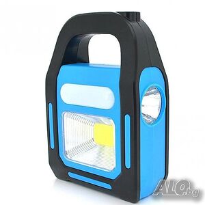 Соларен къмпинг фенер - работна лампа, USB порт, HB-9707A-1