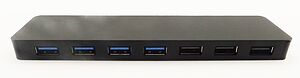 7 портов USB 3.0 Hub, Data Hub, алуминиев корпус