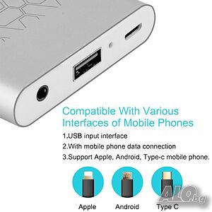 5 в 1 цифров HDTV докинг HDMI VGA AV адаптер конвертор