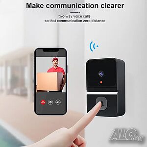 Smart Video звънец Android, iOS, USB станция, нощен режим, двупосочно аудио, преправяне на гласа