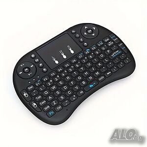 Мини Безжична клавиатура с тъчпад, Смарт TV дистанционно,USB Dongle