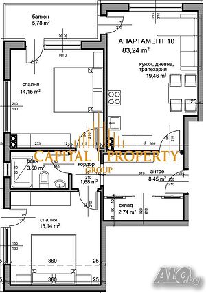 Тристаен апартамент, ново строителство, до ключ, нова сграда, Кранево
