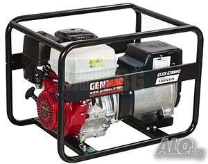 Трифазен бензинов генератор за ток Genmac Click G7900HO, 8 kVA, 6.1 л, с двигател Honda GX390