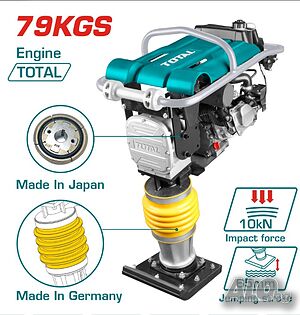 Трамбовка ПАЧИ КРАК TOTAL,6.5HP, 10 kN, 33 x 29 см, 79 кг