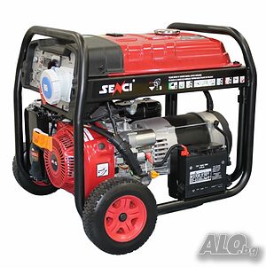 Бензинов генератор SENCI SC12000TEQ EVO/ 9.5kW/ 230V/400V/ 25 л. опция ATS табло.